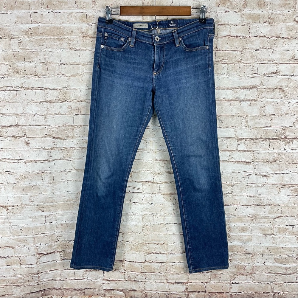 adriano goldschmied The Charlotte Straight Leg jeans Médium Wash Blue 28 R